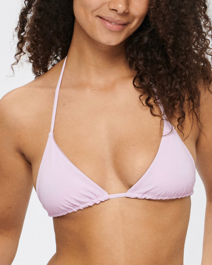 Picture of a Reflective Triangle Bikini top in Pink