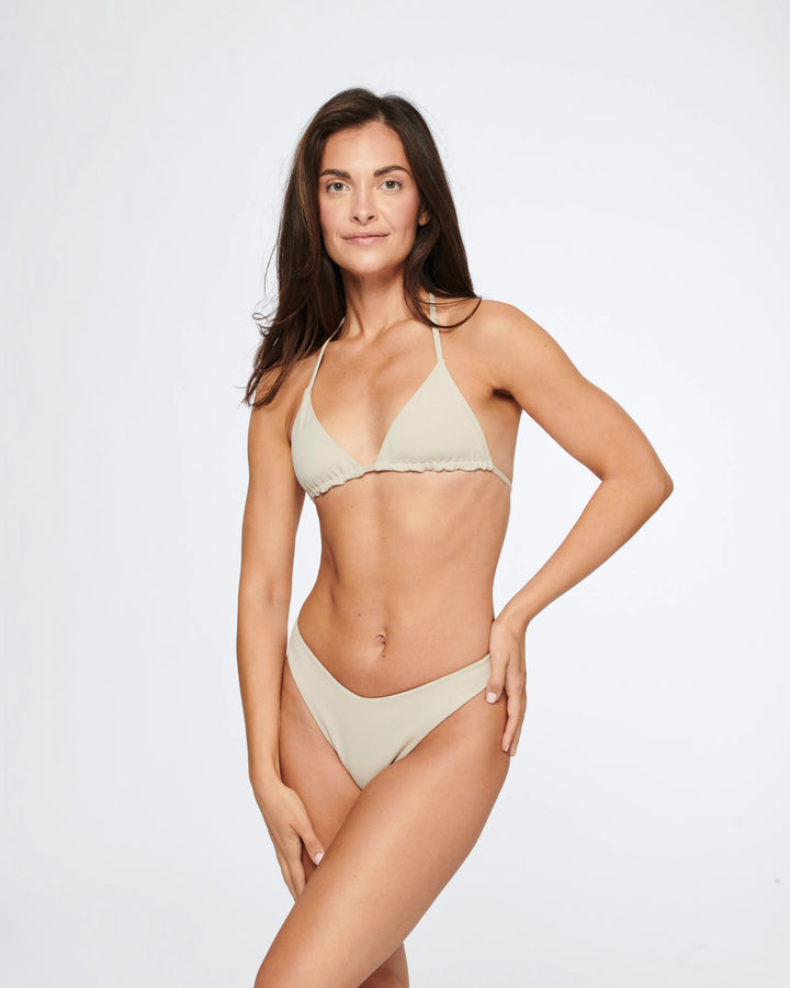 Ava Triangle Top in Sand